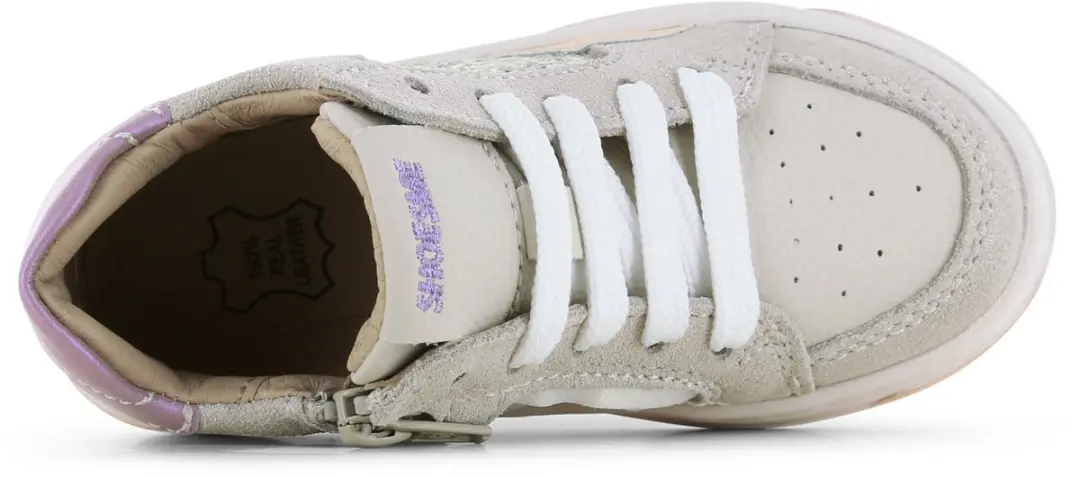 Shoesme Beige Lilac Glitter Veterschoenen Meisjes 30 - afbeelding 5 van 6