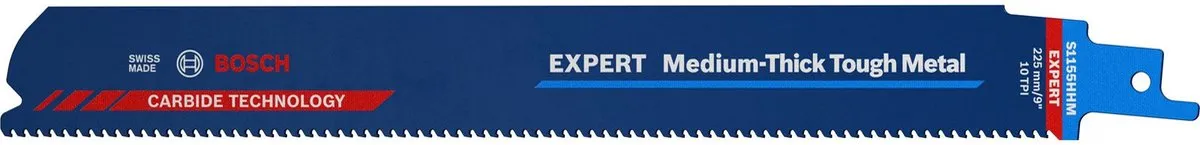 Bosch Professional EXPERT S 1155 HHM Reciprozaagblad 225mm - 10 Stuks