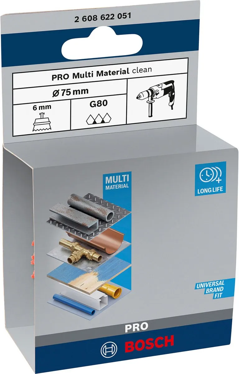 Bosch Professional Komstlborstel 75 6mm - Nylon