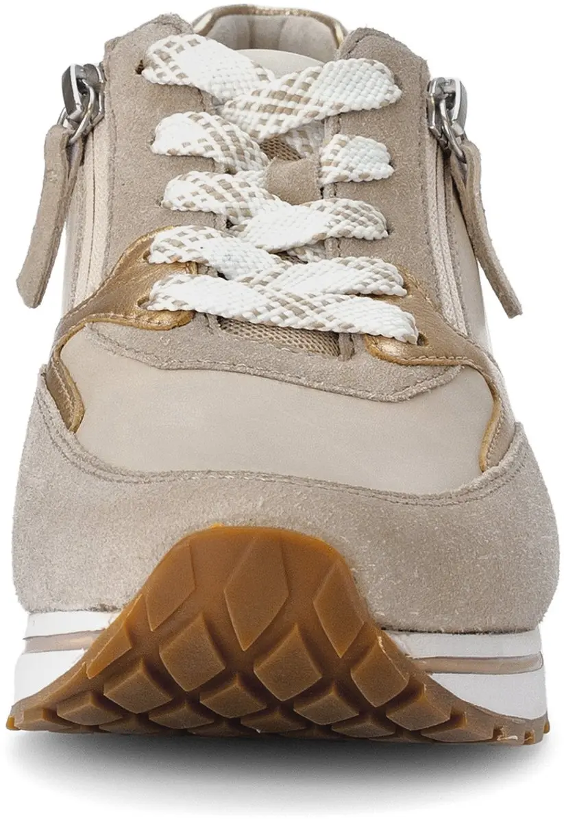 Gabor Dames Sneakers Laag - Beige - afbeelding 3 van 6