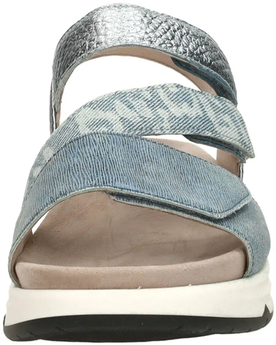 Gabor Rollingsoft Sandalen Plat - blauw - Maat 35.5 - afbeelding 6 van 6