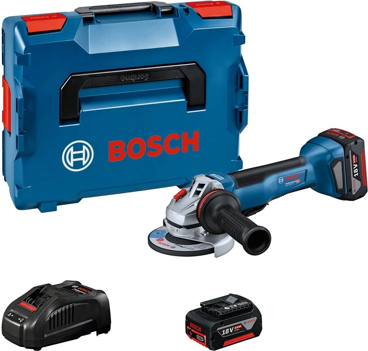 Bosch Professional GWS 18V-10 Accu Haakse Slijper 125mm
