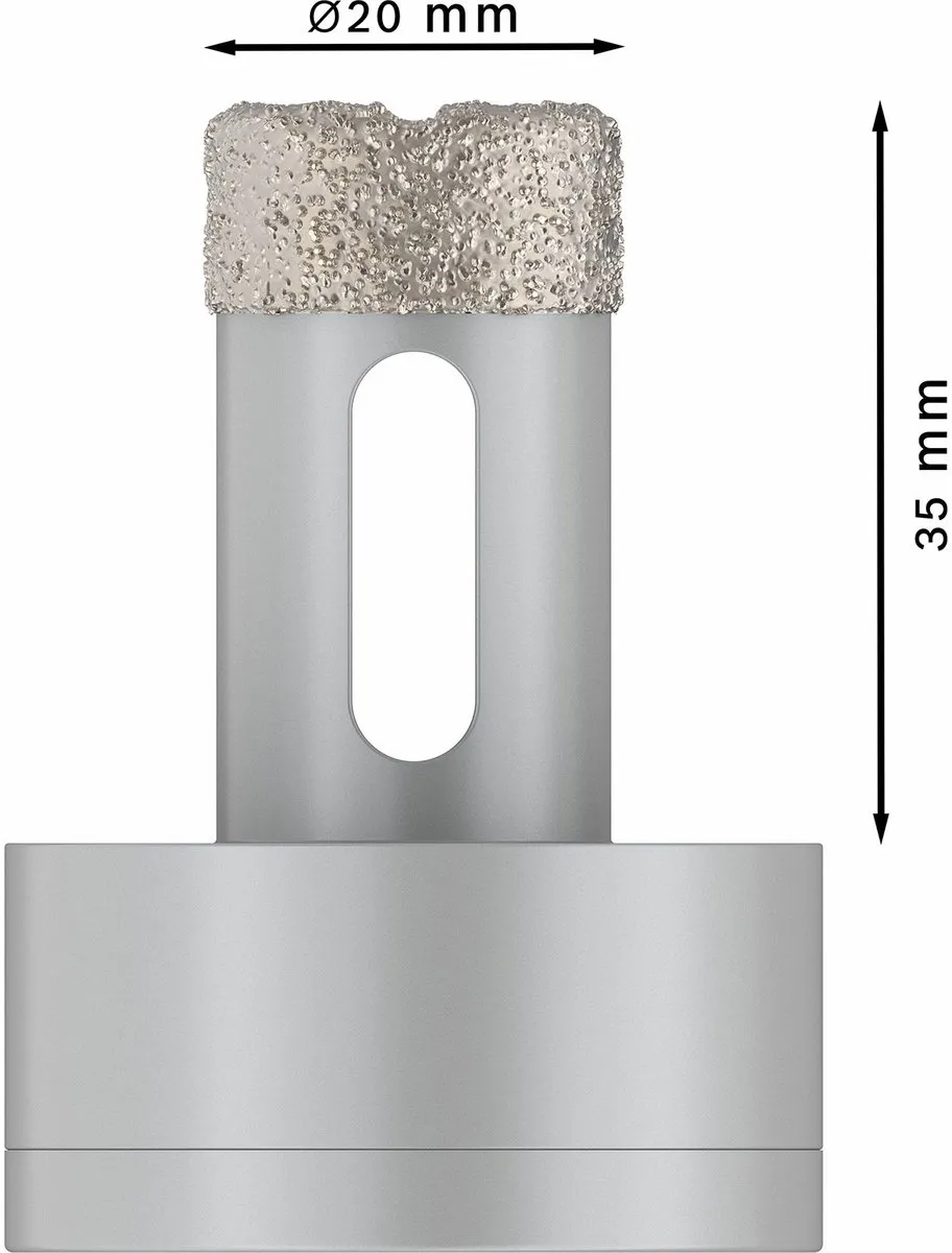Bosch Professional X-LOCK Diamantdroogboor 20mm - afbeelding 6 van 6