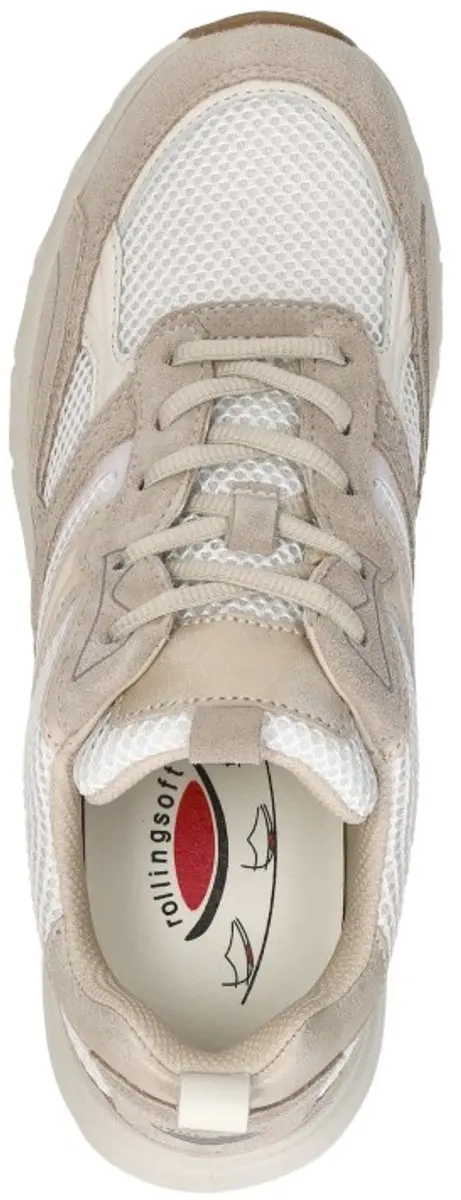 Gabor Rollingsoft Sneakers Laag - Beige - Maat 43 - afbeelding 5 van 6