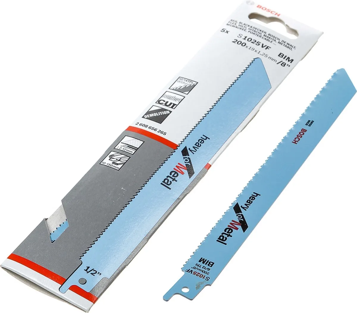 Bosch Professional S1025VF Zaagbladen Metaal - 5 Stuks