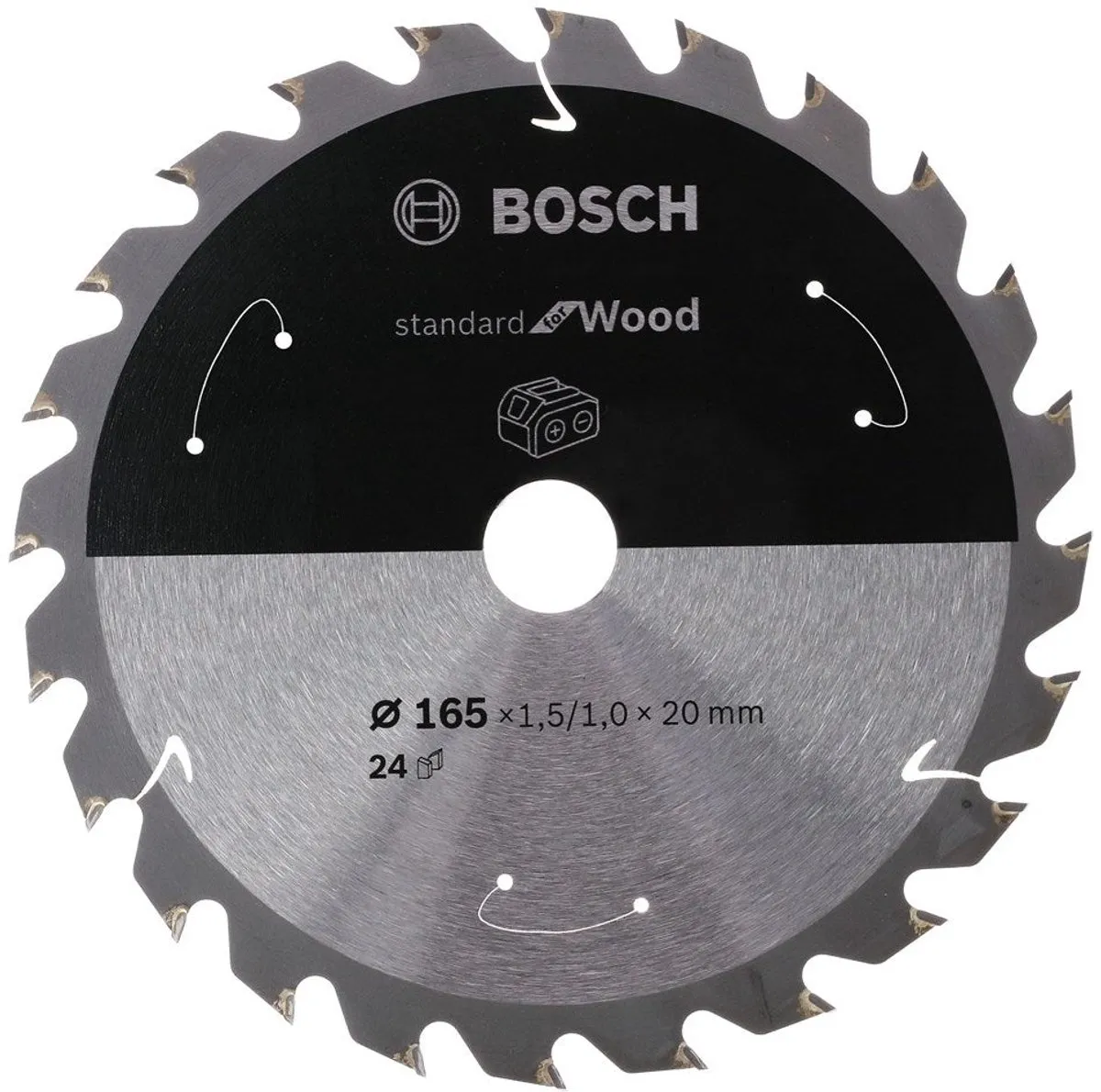 Bosch Professional Standard for Wood Cirkelzaagblad 24 Tanden 250mm