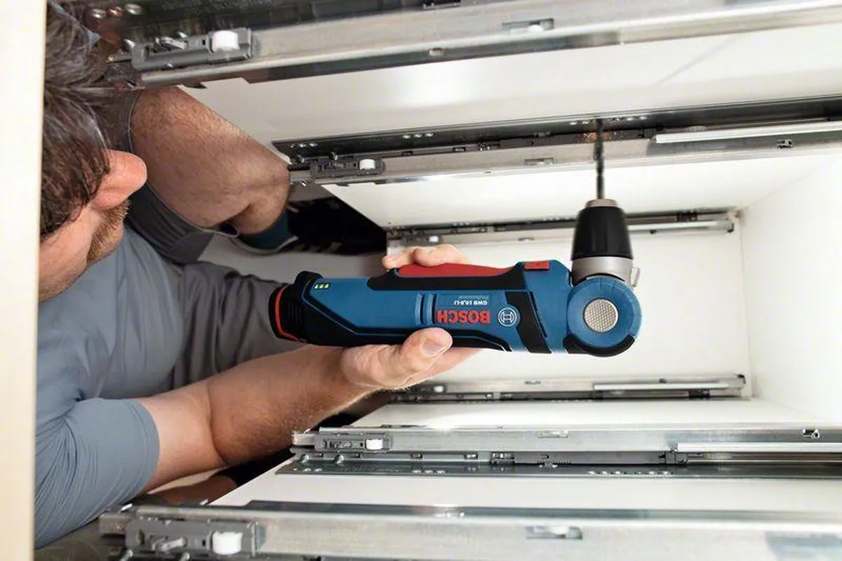 Bosch Professional GWB 10,8-Li Blau Accu-Winkelschrauber - 10mm Metaal