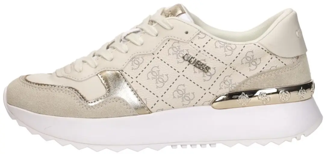 Guess Vinsa5 Sneakers - Beige - Maat 39 - afbeelding 2 van 6