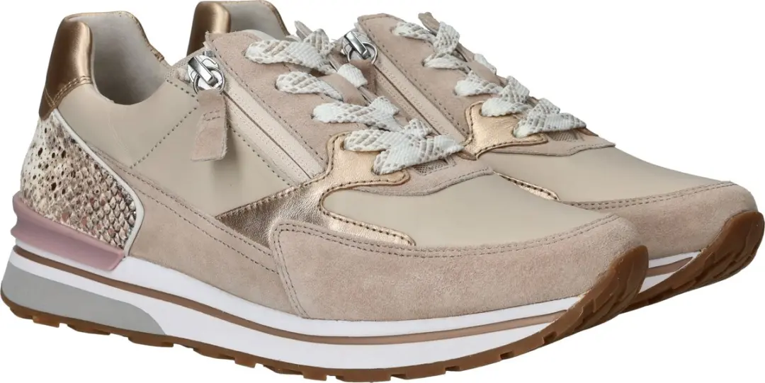 Gabor Sneakers Laag Dames - Beige - afbeelding 4 van 6