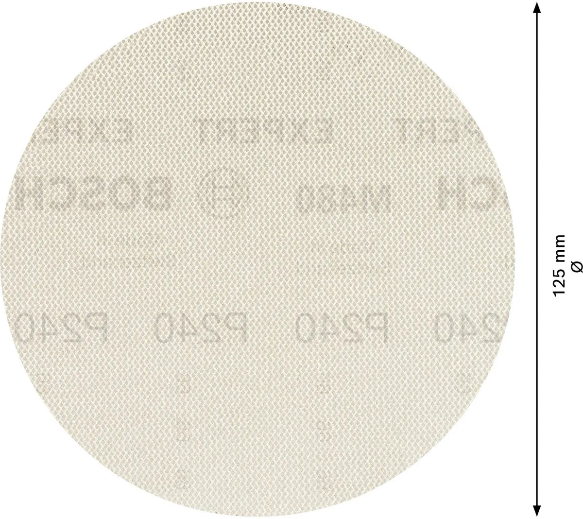 Bosch Professional M480 Schuurnet 125mm G 24 - 5 Stuks
