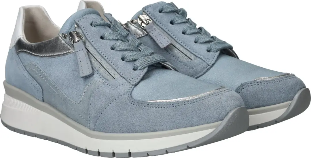 Gabor Sneakers Laag met Stretch - Blauw - afbeelding 4 van 6