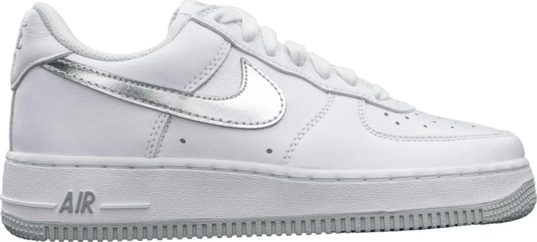 Nike Air Force 1 '07 Low Color of the Month White Metallic Silver