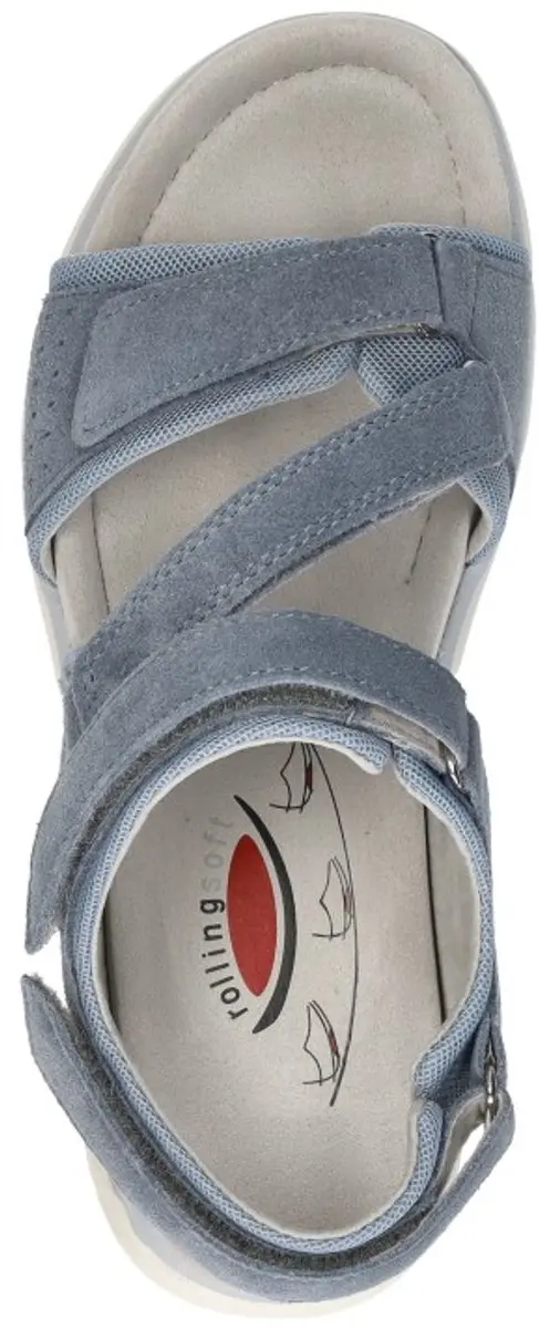 Gabor Damen Rolling Soft Sandalen - Blauw - afbeelding 4 van 6