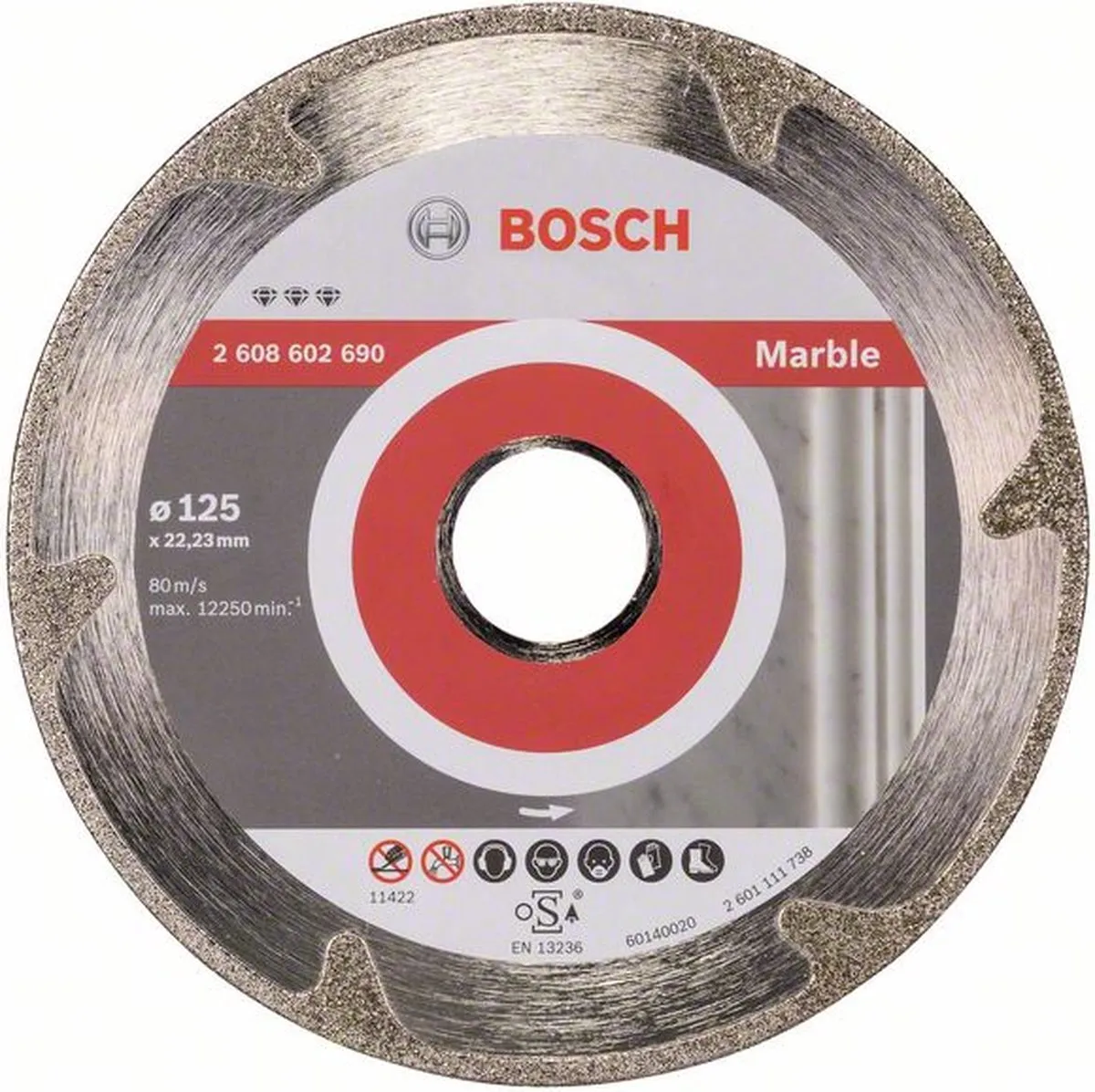 Bosch Professional Diamantschijf Best Marble 125mm - 22,23mm As - afbeelding 6 van 6