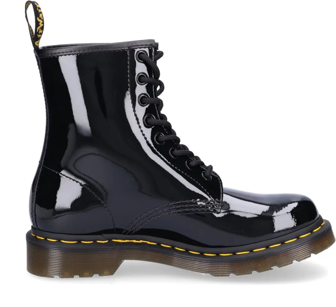 Dr. Martens 1460 W Laarzen - Patent Zwart - Maat 37 - afbeelding 2 van 6