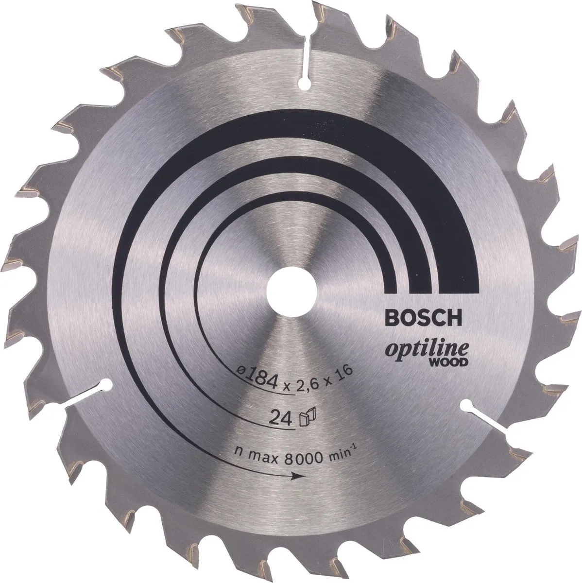 Bosch Professional Cirkelzaagblad Optiline WZ 184mm
