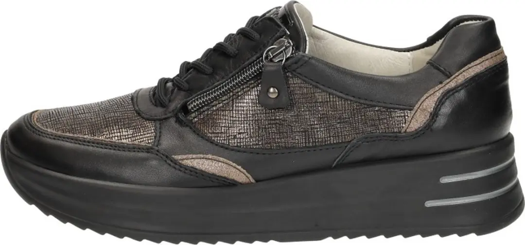 Waldläufer H-Arianna Veterschoenen Laag - Zwart - 42 - afbeelding 2 van 6