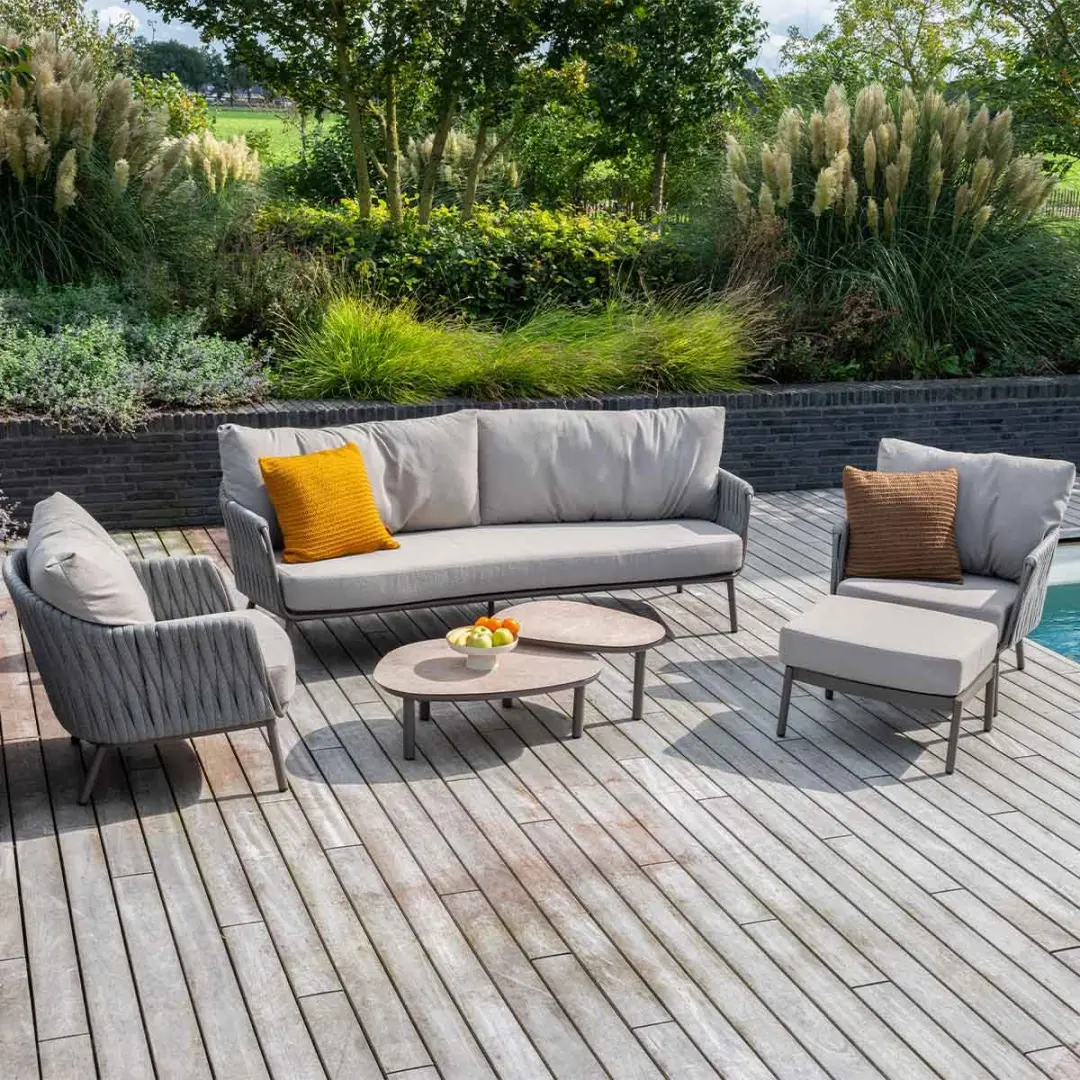 4 Seasons Monroe Loungetafels Terre - Ø65xH32cm & Ø80xH27cm - afbeelding 3 van 6