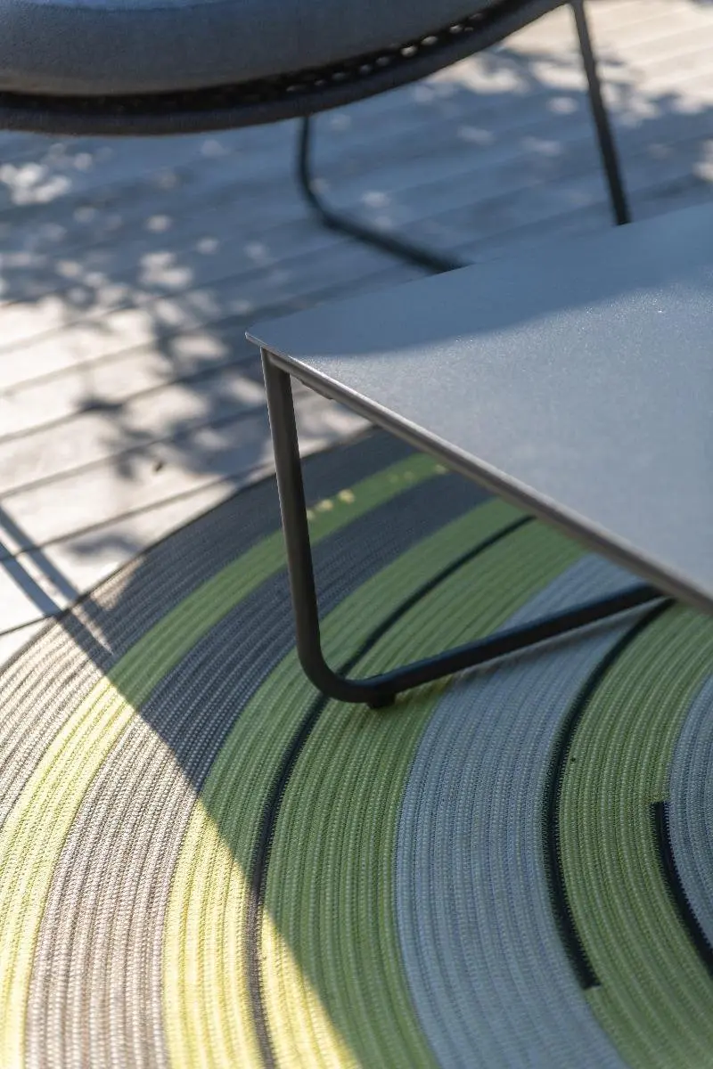 4 Seasons Outdoor Dali Koffietafel 110x60x30cm - Donker grijs - afbeelding 2 van 6