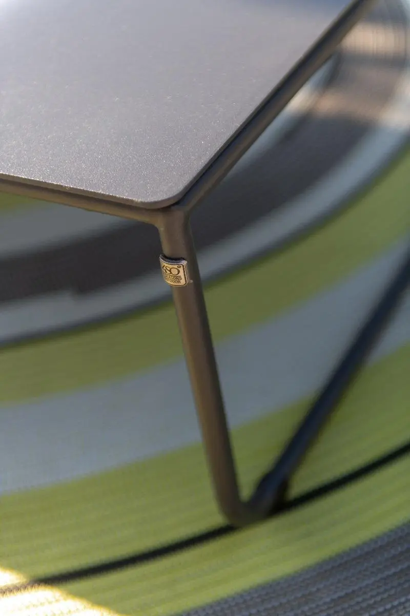 4 Seasons Outdoor Dali Koffietafel 110x60x30cm - Donker grijs - afbeelding 3 van 6