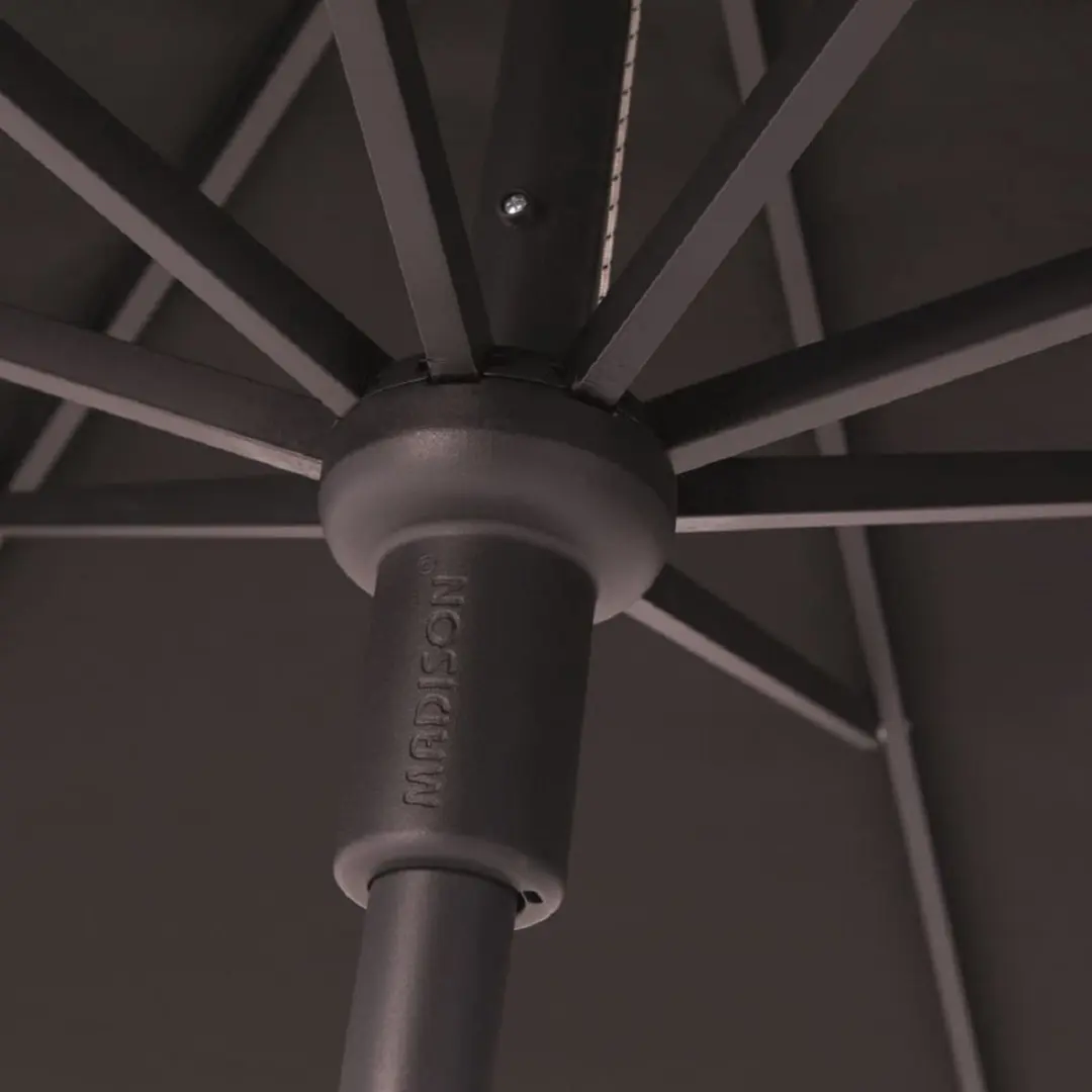 Madison Timor Luxe Stokparasol Ø400cm - Grijs - afbeelding 5 van 6