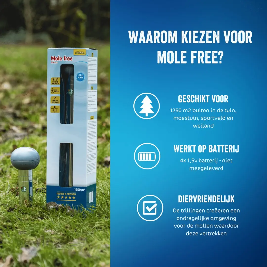 ECOstyle Mole Free Tegen Mollen 1250ml - 1250m²
