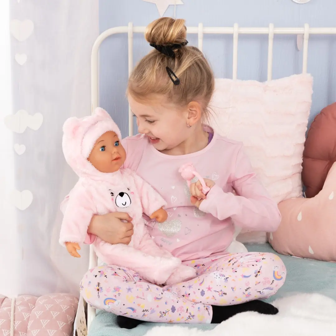 Bayer Doll Piccolina Magic Tears 42cm - Roze