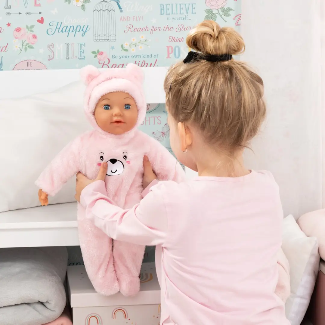 Bayer Doll Piccolina Magic Tears 42cm - Roze
