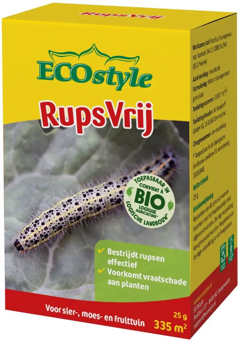 ECOstyle RupsVrij Insectenbestrijding 25g