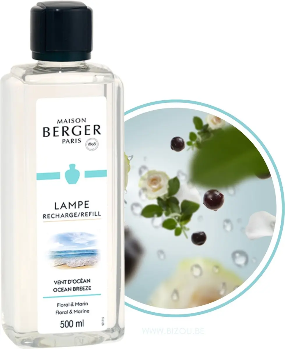 Lampe Berger Vent d’Ocean Navulling 500ml