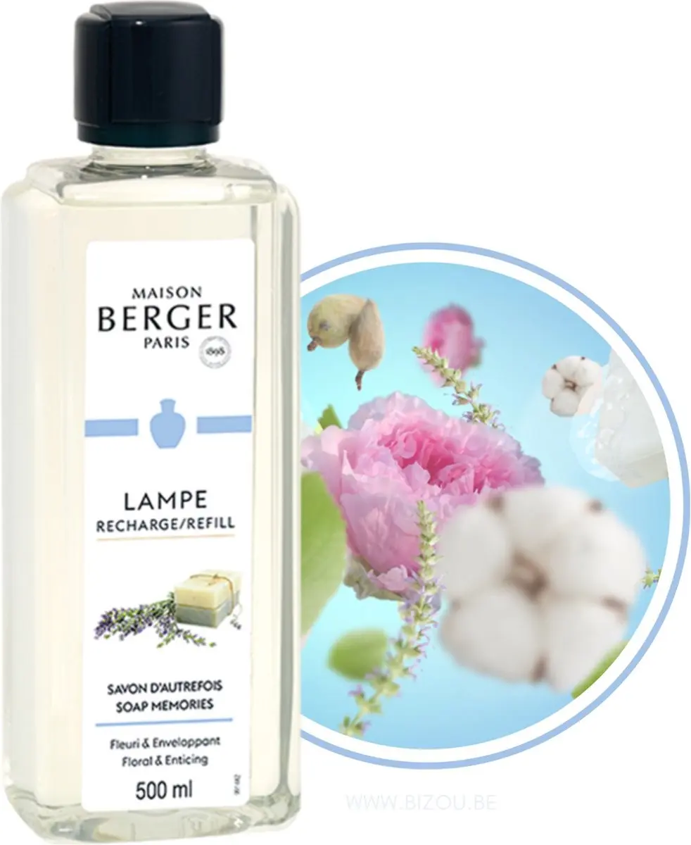 Lampe Berger Maison Navulling Savon d'Autrefois 500ml