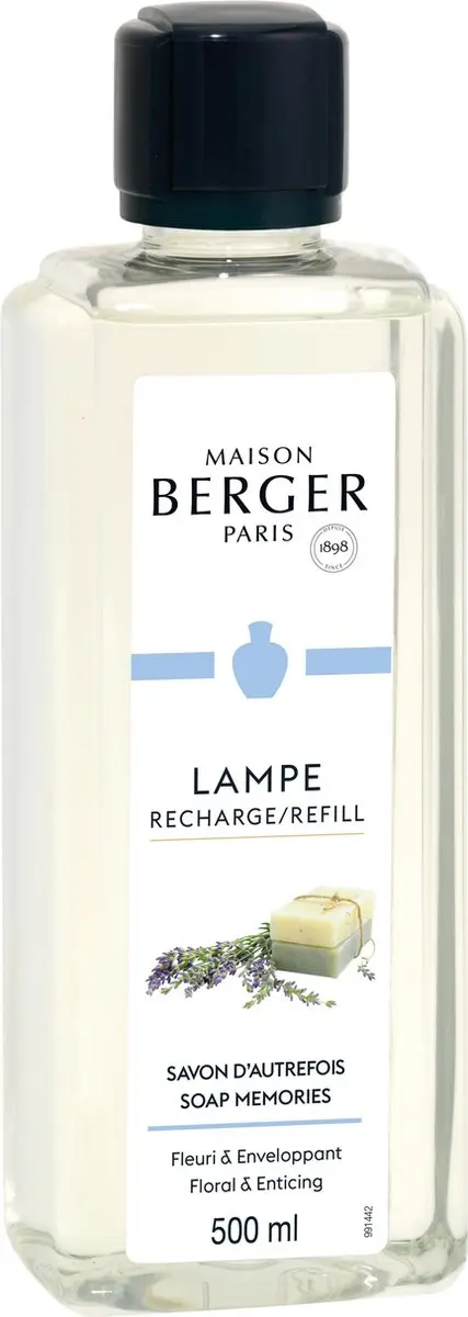 Lampe Berger Maison Navulling Savon d'Autrefois 500ml - Pure