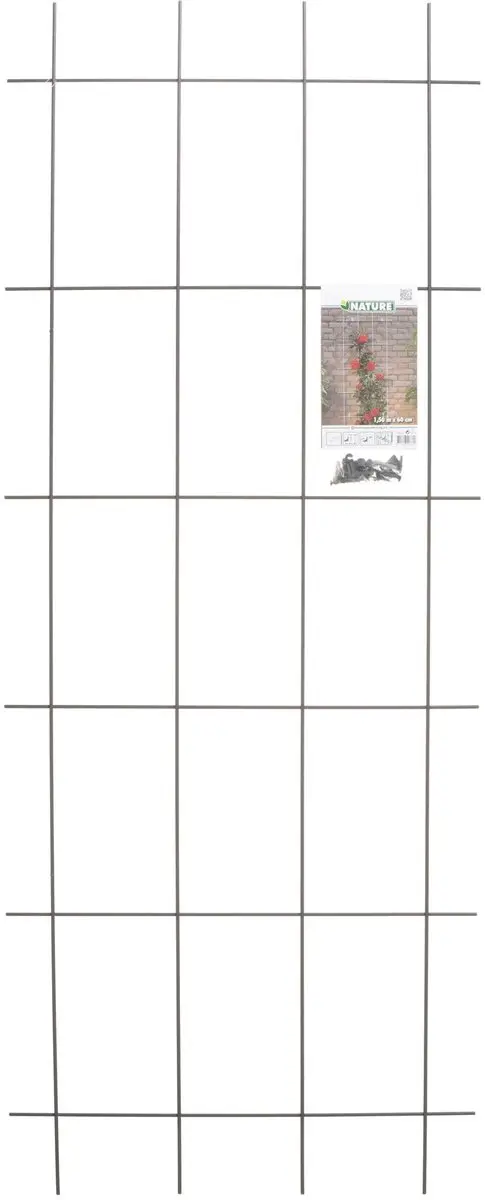 Nature Metalen Klimrek Grijs 145x57cm - afbeelding 3 van 5