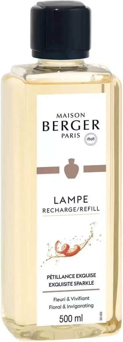 Maison Berger Pétillance Exquise Navulling 500ml - Transparant - afbeelding 4 van 4