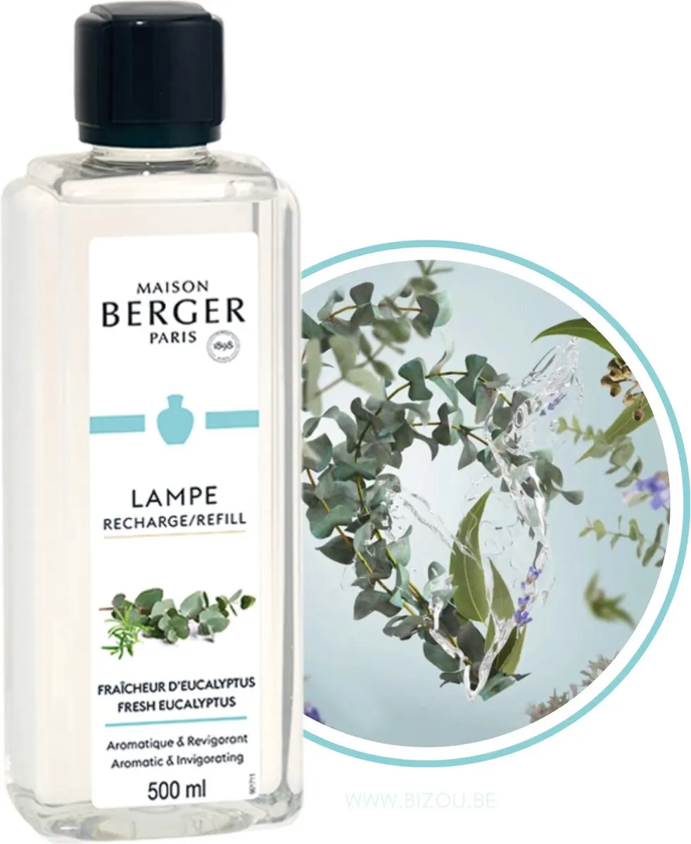 Lampe Berger Navulling Fraîcheur d'Eucalyptus 500ml