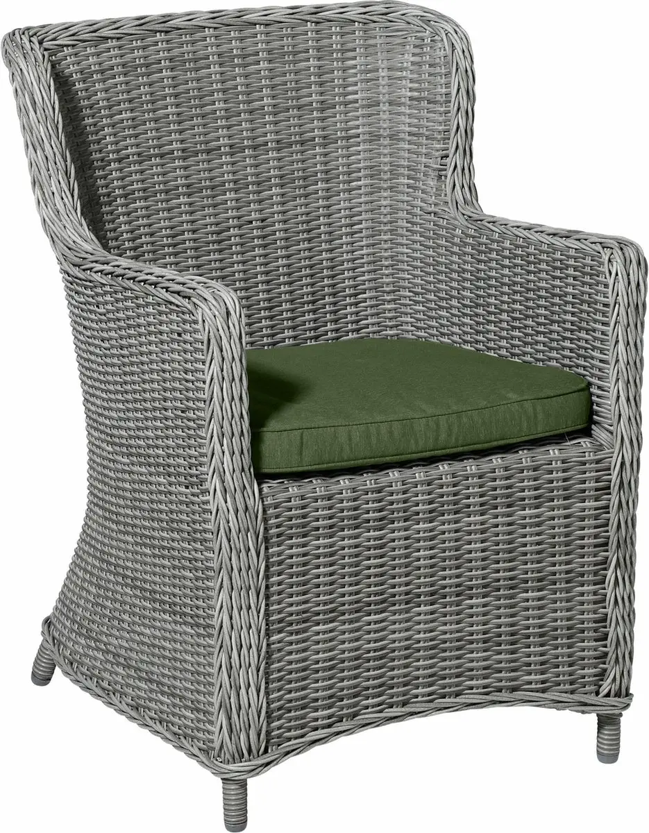 Madison Wickerkussen 48x48cm Panama - Groen - afbeelding 2 van 5
