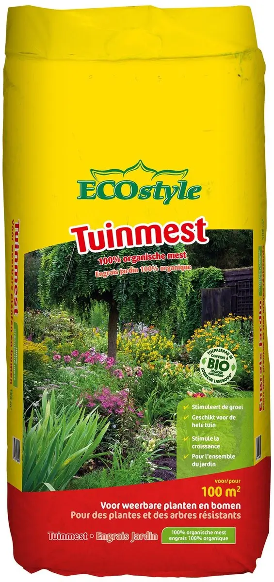 ECOstyle Organische Tuinmest 5kg - 50m² - 120 Dagen - afbeelding 3 van 6