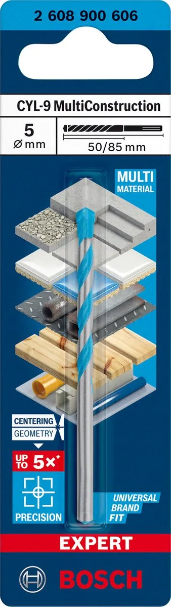 Bosch Professional BOOR CYL-9 MC 5x50x85 - Hout - afbeelding 6 van 6