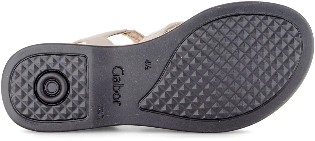 Gabor 82.736.82 Sandalen - 37.5 - Zilver/Brons - afbeelding 6 van 6