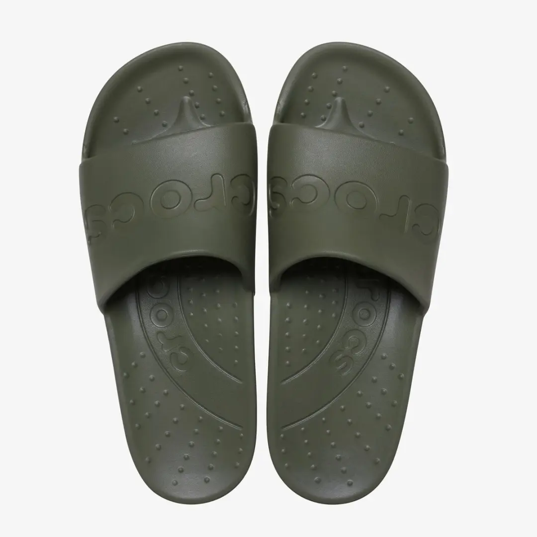 Crocs Slide Army Green heren badslippers groen