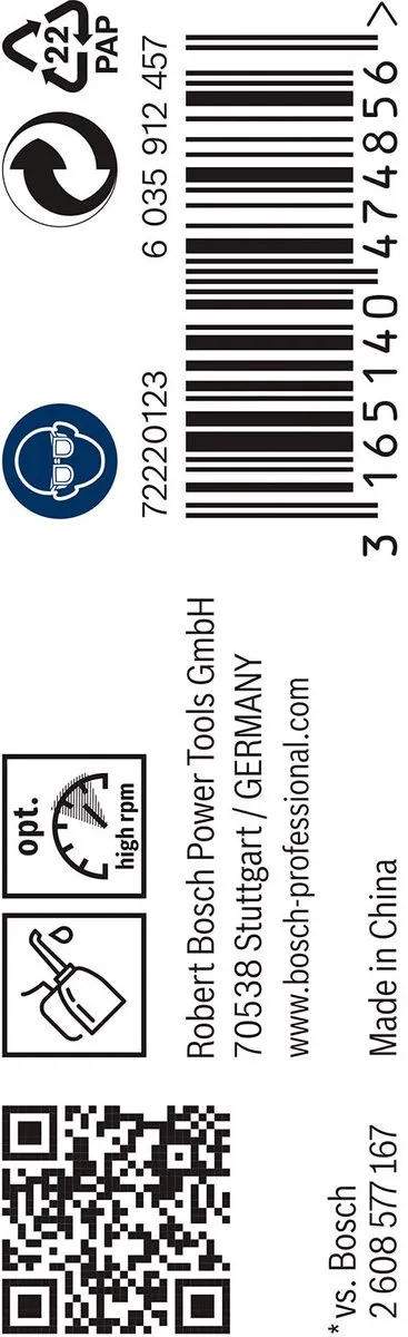 Bosch Professional ST. LINE 2.9mm HSS-G Boor - 10 Stuks