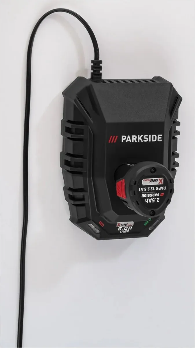 Parkside X 12V Team Accu 2.5Ah - met Oplader 6A - afbeelding 4 van 4