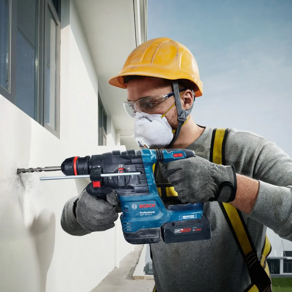 Bosch Professional GBH 18V-22 Accu-boorhamer SDS Plus - 1,9J - 1x 4,0Ah Accu
