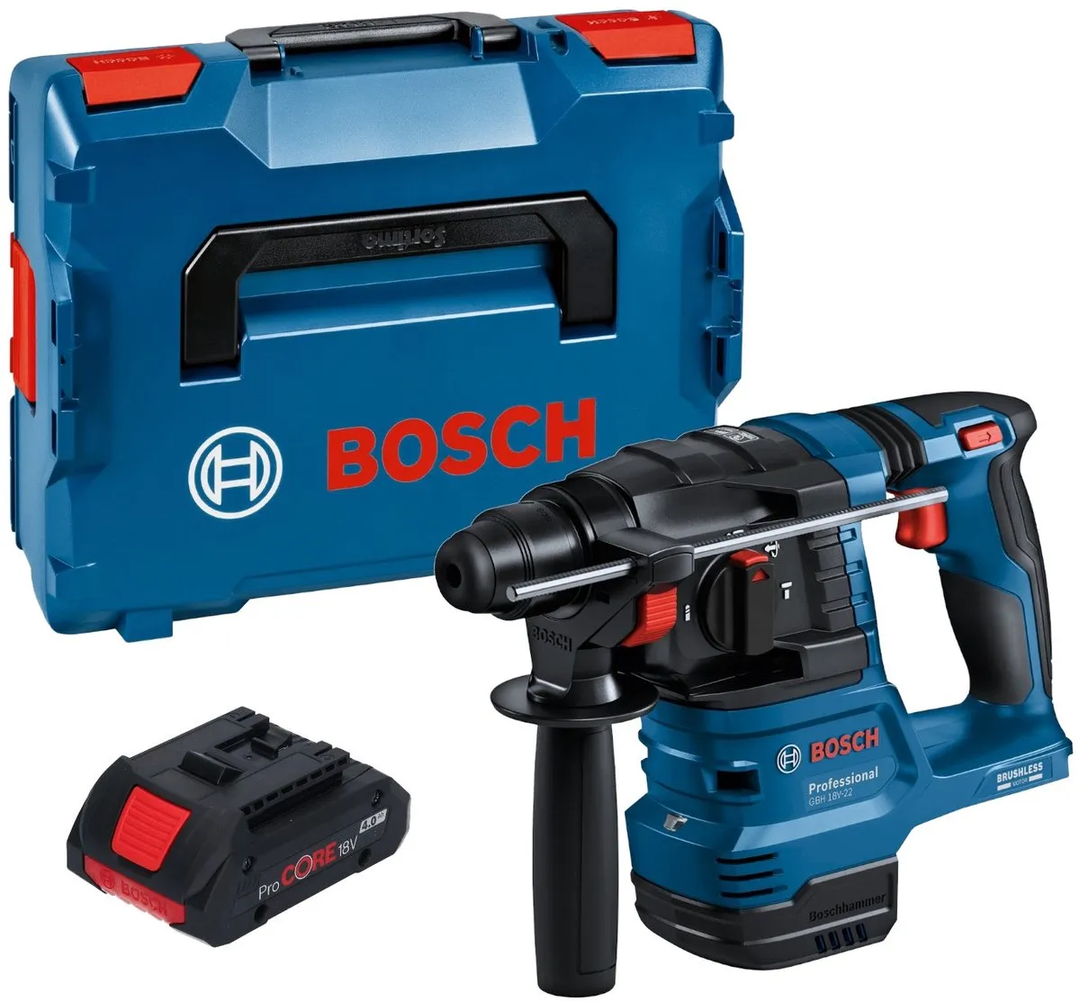 Bosch Professional GBH 18V-22 Accu-boorhamer SDS Plus