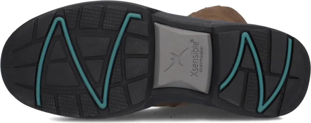 Xsensible 30219.5 Enkellaarsjes Dames - Bruin - Maat 36