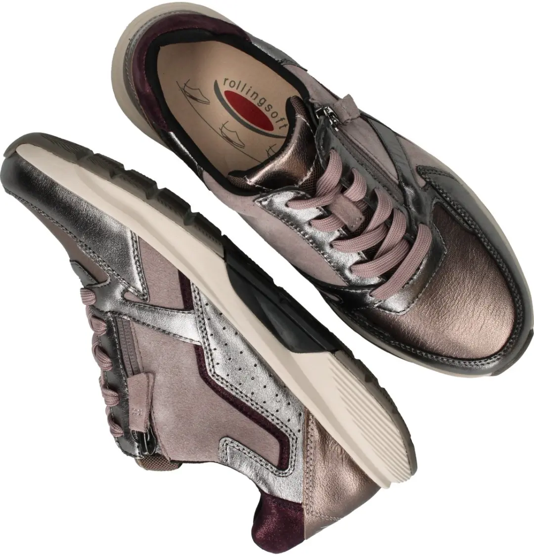 Gabor Rollingsoft Sneakers 108516 - Roze - Dames - afbeelding 6 van 6