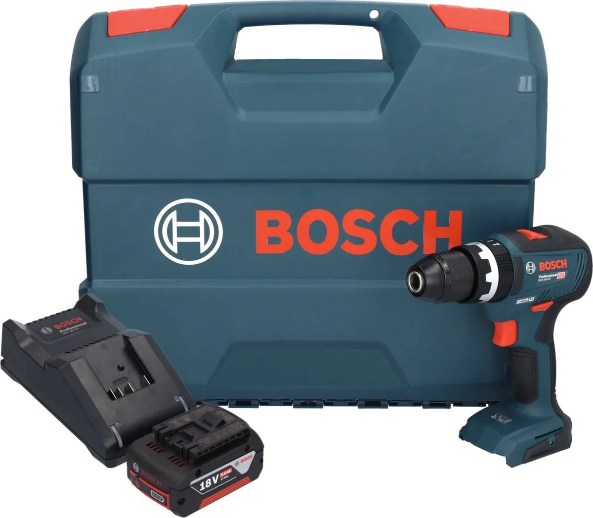 Bosch Professional GSB 18V-55 Accu Klopboormachine - 55 Nm Borstelloos - 5.0 Ah - 20 Instellingen