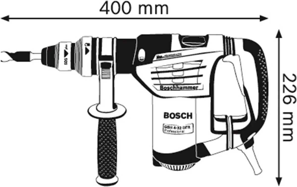 Bosch Professional GBH 4-32 DFR Boorhamer - 900W - SDS-plus