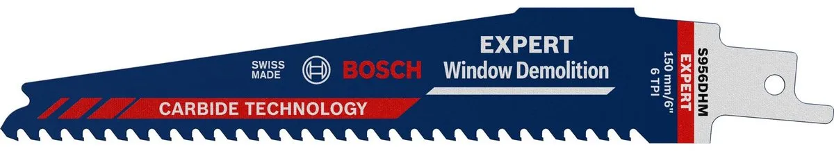 Bosch Professional S956DHM Reciprozaagblad Window Demolition - Metaal/Hout/Kunststof
