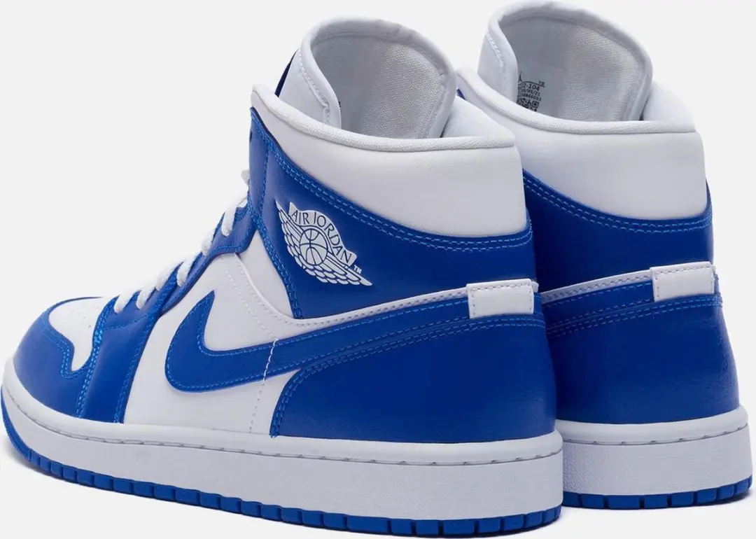 Nike Air Jordan 1 Mid BQ6472-104 - Maat 39 - Blauw - afbeelding 4 van 6